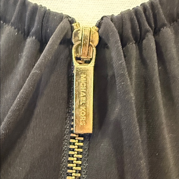 Michael Kors Black Dress with Gold Zipper - Picture 4 of 6